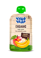 Пюре Чудо-Чадо органічне Яблуко та банан, 90 г