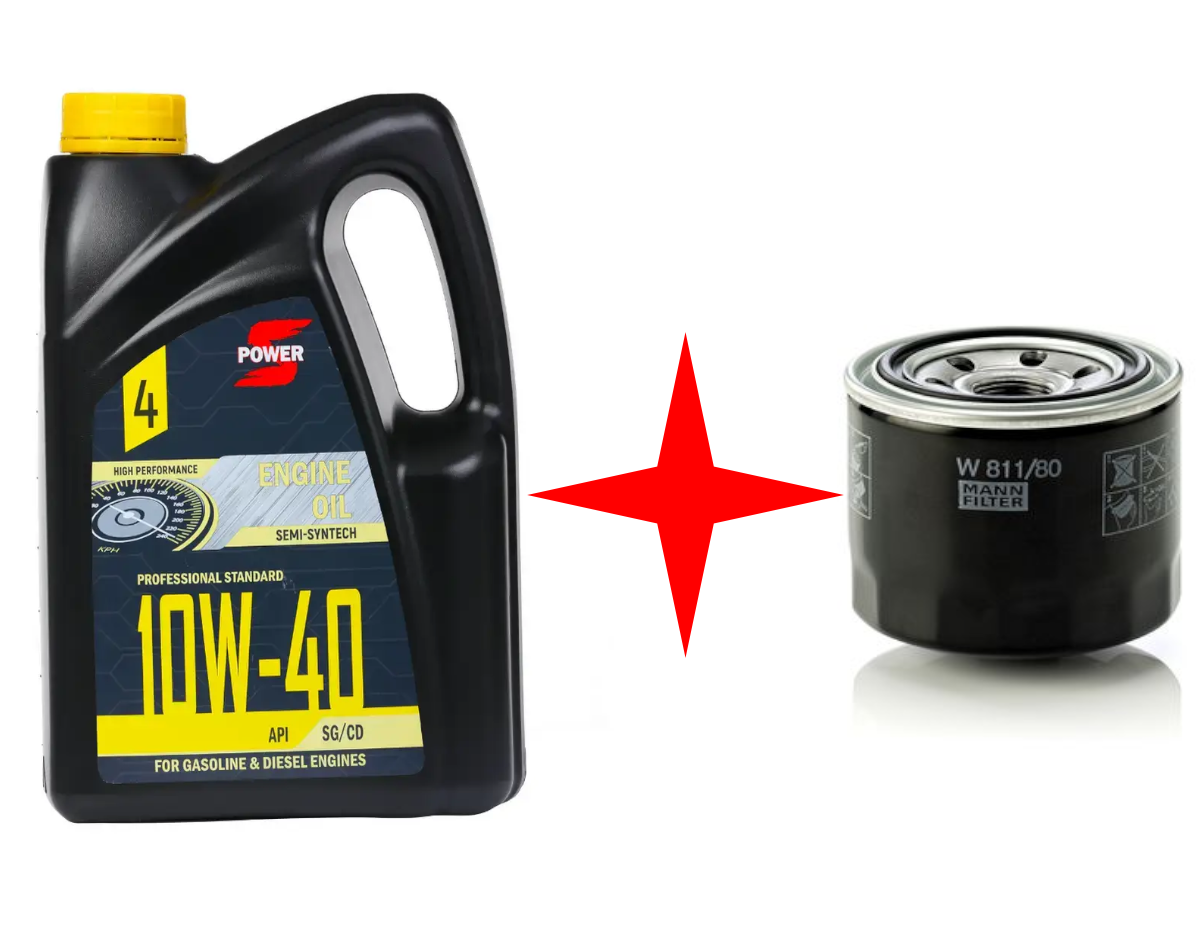 Комплект для заміни оливи S-Power 10W-40 2в1 Жигули — Славута-таврія