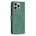 Чохол-книжка BF Color Geometric для Apple iPhone 14 Pro Max Green, фото 3