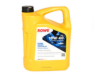 Моторна олива ROWE HIGHTEC SUPER LEICHTLAUF 10W-40 HC-O, 5 л. - ACEA A3/B4 / API SN, CF