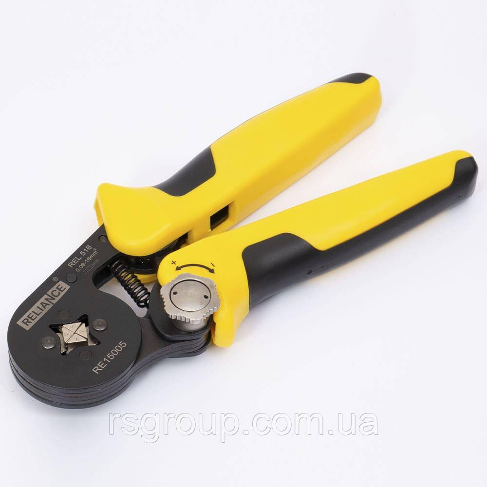 Інструмент опресувальний REL 516 для трубчастих наконечників 0,08-16 мм², фото 1