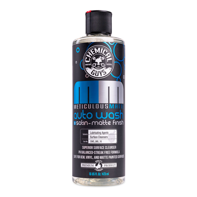 Автошампунь для матових покриттів та плівок, а також вінілу Meticulous Matte Auto Wash For Crisp Satin And Matte Finish - 473мл, фото 1
