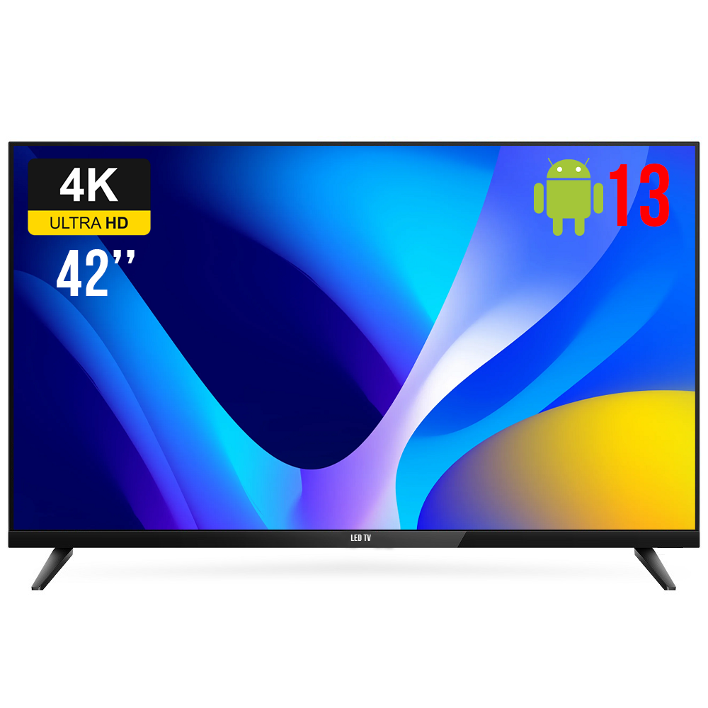 Телевізор LED T1411 42" Android 13 FullHD Smart TV+WiFi DVB-T2+DVB Гарантія!, фото 1