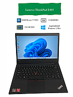 Ноутбук Lenovo ThinkPad E495 / 14" (1920х1080) IPS / AMD Ryzen 7 3700U (4 (8) ядра по 2.3 4.0 GHz) / 8 GB DDR4