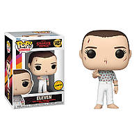 Фигурка Фанко Поп Funko Pop Очень Странные Дела Stranger Things Одиннадцать Eleven 10 см №1457 (Chase)