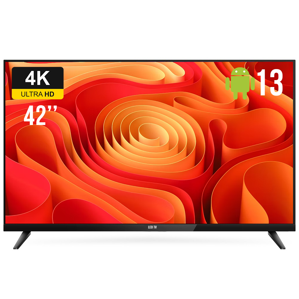 Телевізор LED T6112 42" Android 13 FullHD Smart TV+WiFi DVB-T2+DVB-С, фото 1