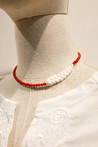 Намисто з натуральних перлин "Колос"