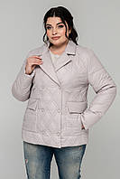 Женская куртка пиджак стеганная стильная модная Стейси Батал Большие Размеры