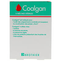 Гемостатик Coalgan для остановки кровотечения 5 шт