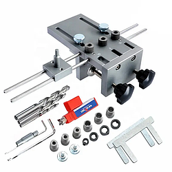 Меблевий кондуктор YOMO для свердління отворів, шкантів, прихованих кріплень