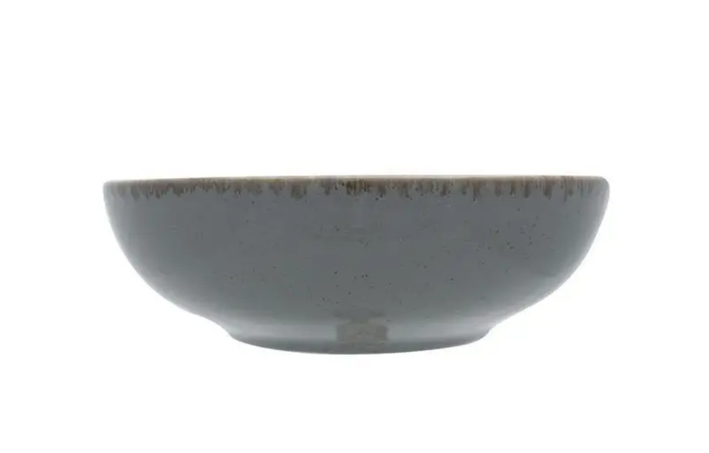 Салатник глибокий  Dark Grey порцеляновий 25 см Porland 368225/DG