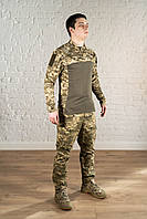 Статутная форма пиксель тактическая rip-stop армейская штурмовая мм14 костюм летний пиксельный рипстоп зсу