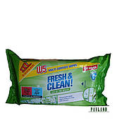 Вологі серветки для прибирання W5 Fresh & Clean 100 шт