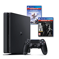 Ігрова приставка Sony PlayStation 4 Slim 1 Tb + 2 диска