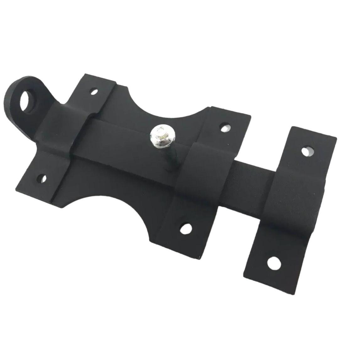 Засув "Метелик" чорний оксамит (155х80мм)