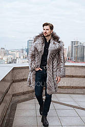 Чоловіче пальто з натурального хутра Silver Fox