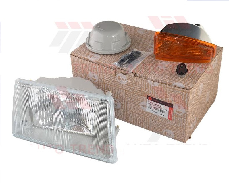 Фара ВАЗ 2108, 2109, 21099 права (сірий корпус) (виробництво ESER), фото 1