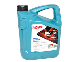Моторна олива ROWE HIGHTEC MULTI SYNT DPF 5W-30, 5 л. - ACEA C3 / API SP, CF