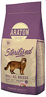 Полноценный сухой корм Nature's Protection ARATON STERILISED Adult All Breeds (ART47473/45641) с мясом птицы