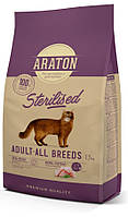 Полноценный сухой корм Nature's Protection ARATON STERILISED Adult All Breeds (ART47472/45640) с мясом птицы