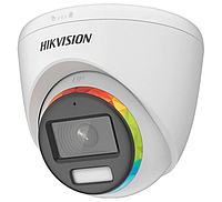 Вулична кольорова 2 Мп HD TVI ColorVuTurbo відеокамера Hikvision DS-2CE72DF8T-F (2.8 мм)