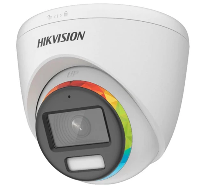 Вулична кольорова 2 Мп HD TVI ColorVuTurbo відеокамера Hikvision DS-2CE72DF8T-F (2.8 мм)