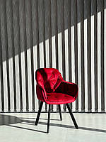 Мягкий стул "Меджик" красного цвета