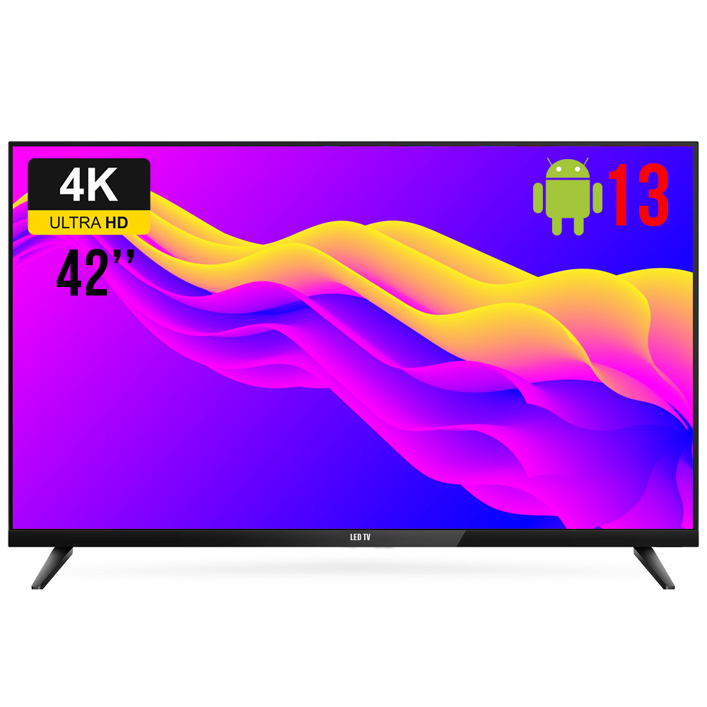 Телевізор LED TV T0921 42" Smart TV Android 13.0 FullHD DVB-T2+DVB-С