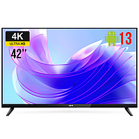 Телевізор LED TV T7322 42" SmartTV (Android 13.0) + FullHD + T2 ГАРАНТІЯ!