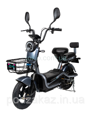 Електроскутер Atlas Elegant Grey HLZ, фото 1