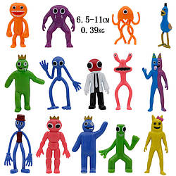 Райдужні друзі фігурки Rainbow Friends набір фігурок для дітей 14шт 6,5-11 см