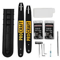 Бензопила Procraft K450 + Олива 2T 1л + Олива для ланцюга Procraft 1л, фото 5