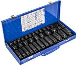 Набір ударних головок Falon Tech FT3512M 1/2" 35 одиниць., фото 3