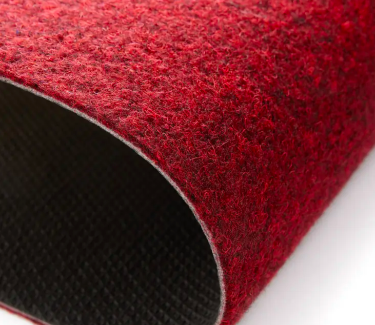 Ковролін Real Chevy 3353 Червоний Червоний ковролін на гумовій основі Підлогове покриття ковролін, фото 1