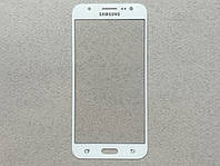 Samsung Galaxy J5 2015 (SM-J500) White стекло экрана (дисплея, тачскрина) для ремонта белая рамка