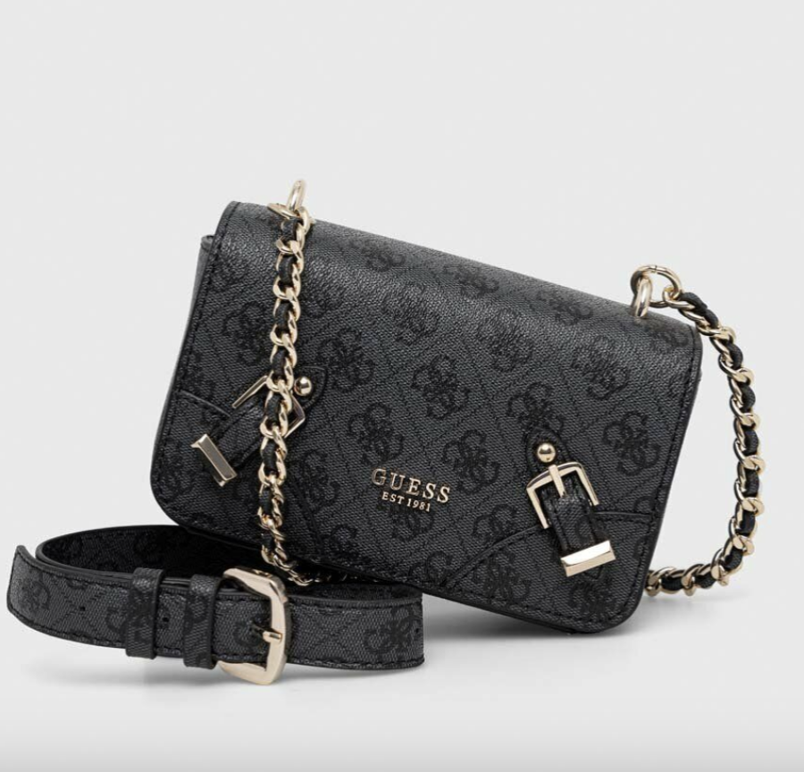 Жіноча сумка Guess Черний. (0356)