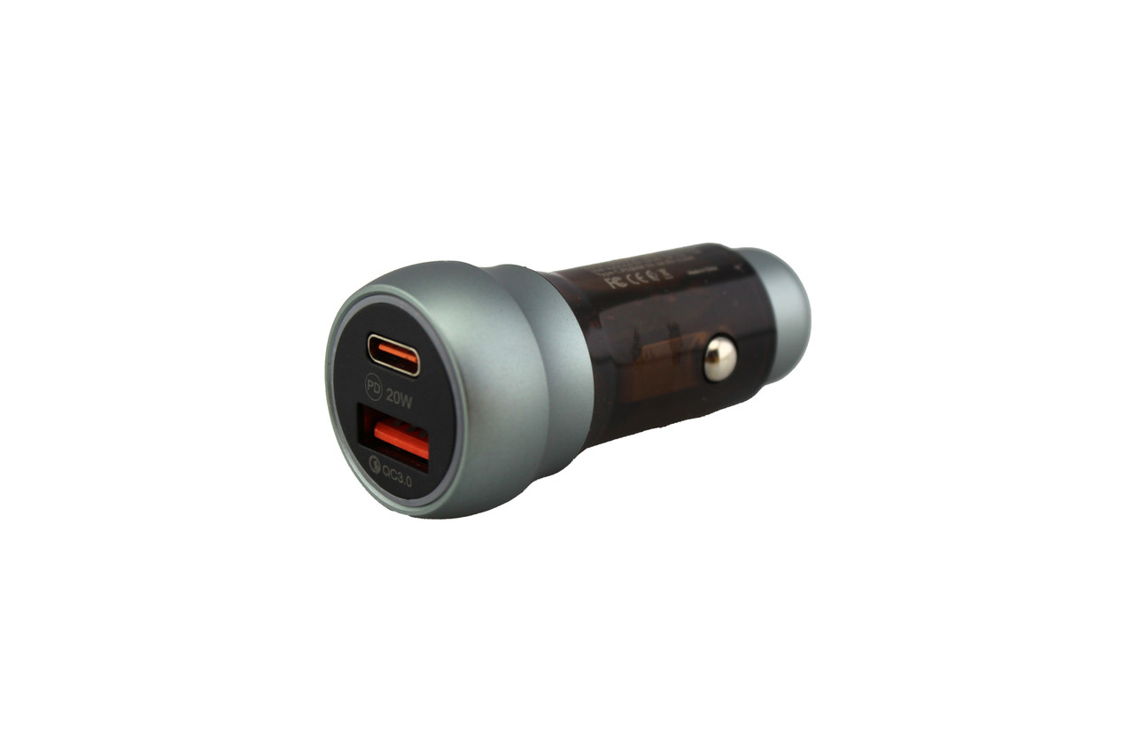 Адаптер в прикурювачType c і USB C 01 38w fast charge