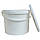 Пластикове Відро 5л з кришкою, фото 2
