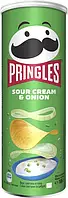 Чіпси Pringles Sour Cream & Onion Сметана-цибуля 165 г