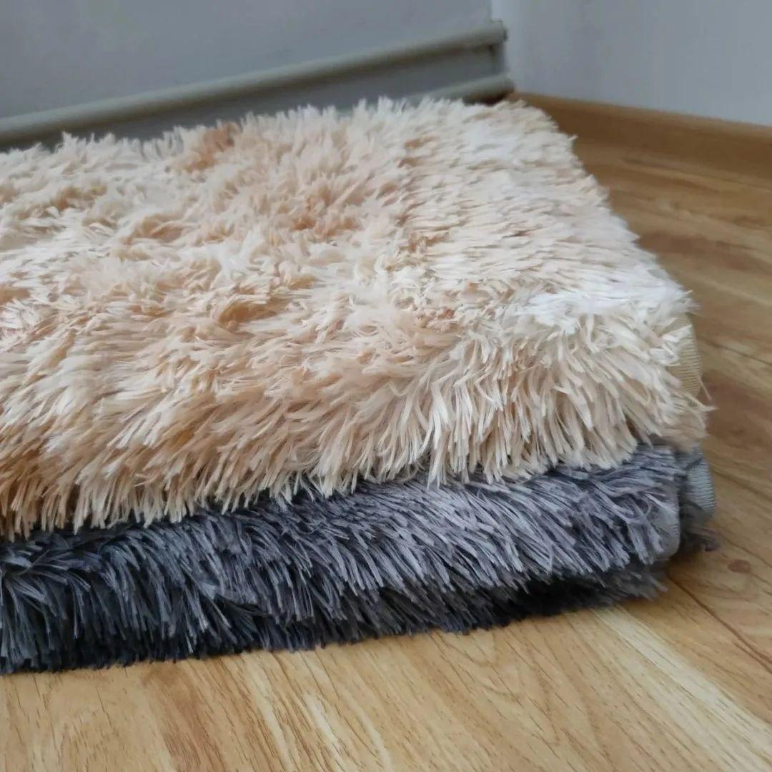 Меховый ворсистый прикроватный коврик травка прорезиненный Прикроватные коврики из искусственного меха - фото 8 - id-p2132271948
