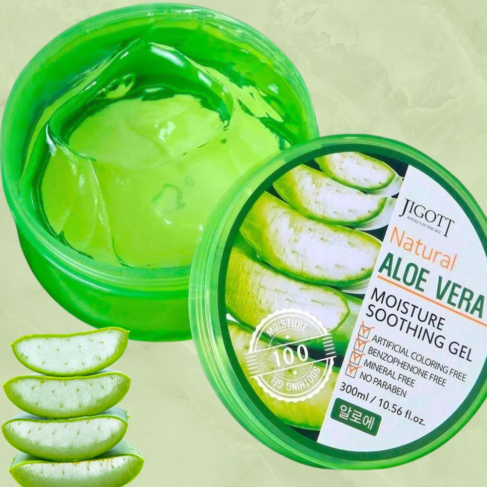 Універсальний гель з Aloe Vera заспокійливий та зволожуючий для обличчя та тіла 300 мл