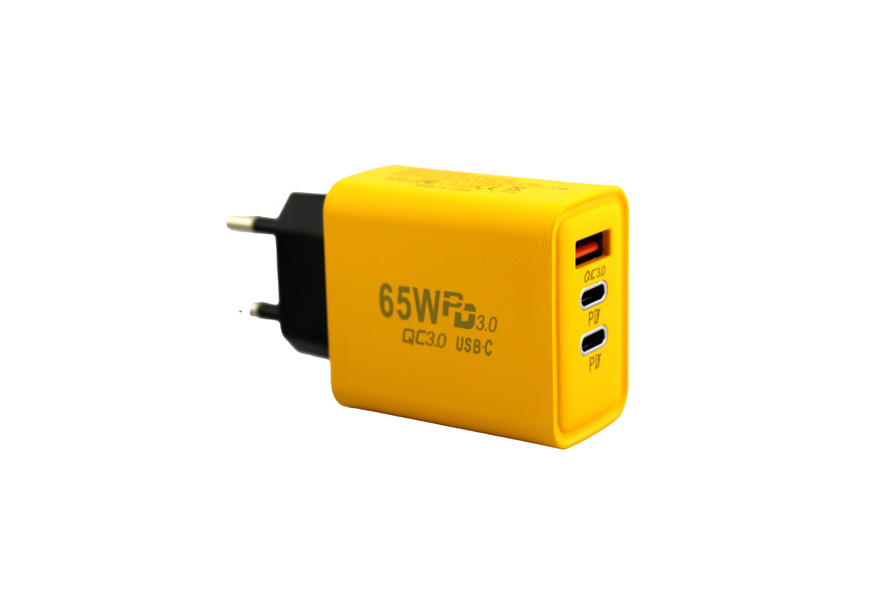 Адаптер USB та 2 TYPE C 65W