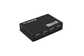 HDMI розгалужувач на 4 порти HDMI SPLITTER 1in4