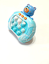 Інтерактивна іграшка антистрес електронний Pop it PRO з підсвічуванням Блакитне ведмежа, фото 4