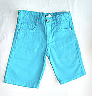 Бриджи джинсовые для мальчика бирюзовые, Girandola, Португалия, размеры 116, 128