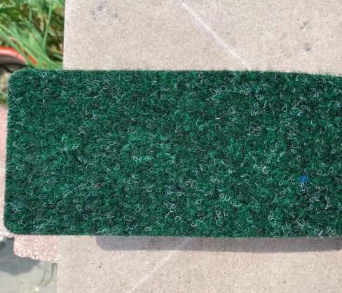 Ковролін Real Chevy 6651 Зелений Офісний ковролін на гумовій основі Прогумований ковролін, фото 1