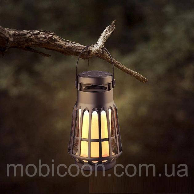 Бездротова колонка Bluetooth - Ліхтар з LED підсвічуванням HOCO BS61 |BT5.3, USB/AUX/TF/FM| Black, фото 1