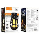 Бездротова колонка Bluetooth - Ліхтар з LED підсвічуванням HOCO BS61 |BT5.3, USB/AUX/TF/FM| Black, фото 10