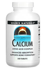 Кальцій Calcium Source Naturals, 250 таблеток
