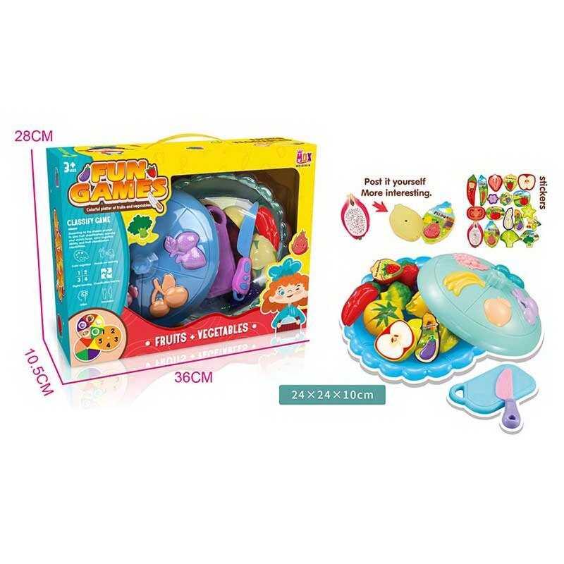 Ігровий набір продуктів Bambi на таці, 131B/402356